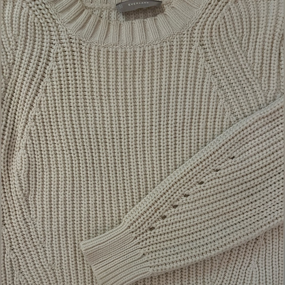 Cotton fisherman’s sweater from Everlane, size M